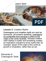 Lesson 3 - Creation Myths