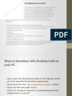 AOL Desktop Gold Establishment Guide 