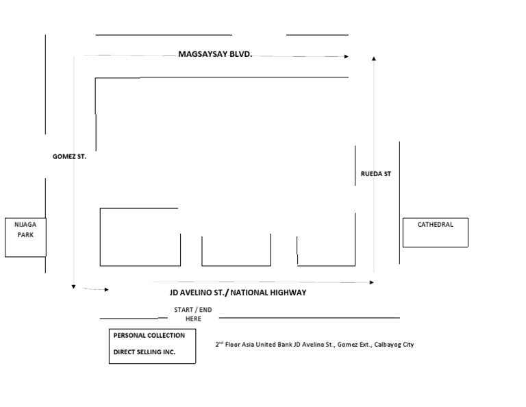 Calbayog City Street Map Overview | PDF