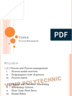 Unit 2 - Processor and Process Management
