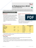 Shell Helix Ultra Professional AJ-L 0W-20: Main Applications Specifications, Approvals & Recommendations