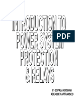 17648889 Introduction to Power System Protection Relays
