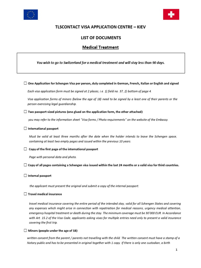 TLS Contact Visa Application Requirements | PDF | Travel Visa | Passport