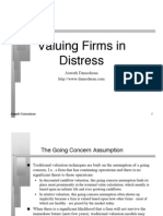 Valuing Firms in Distress - Aswath Damodran