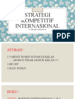 Strategi Kompetitif Internasional
