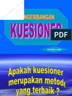 Pengembangan Kuesioner