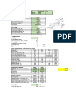 Joint Geometry Data: (+ve Tension, - Ve Compression)