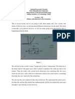 Analog Electronic Circuits Lecture - Diodes and Transistor Introduction