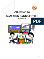 Filipino 10: Gawaing Pagkatuto 1