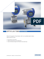 OPTIFLUX7300 - Technical Datasheet