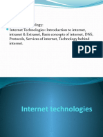 Internet Technologies Overview