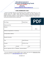 IJSRET - Membership Form