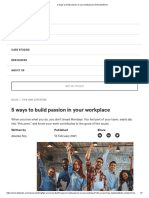 5 Ways To Build Passion in Your Workplace - Emerald Works