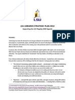 Lsu Libraries Strategic Plan 2020