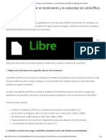 LibreOffice Mejorar Rendimiento