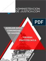 Prueba Psicotecnica Auxiliar Madrid