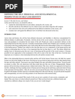 Understanding The Self Module 1 Lesson 2