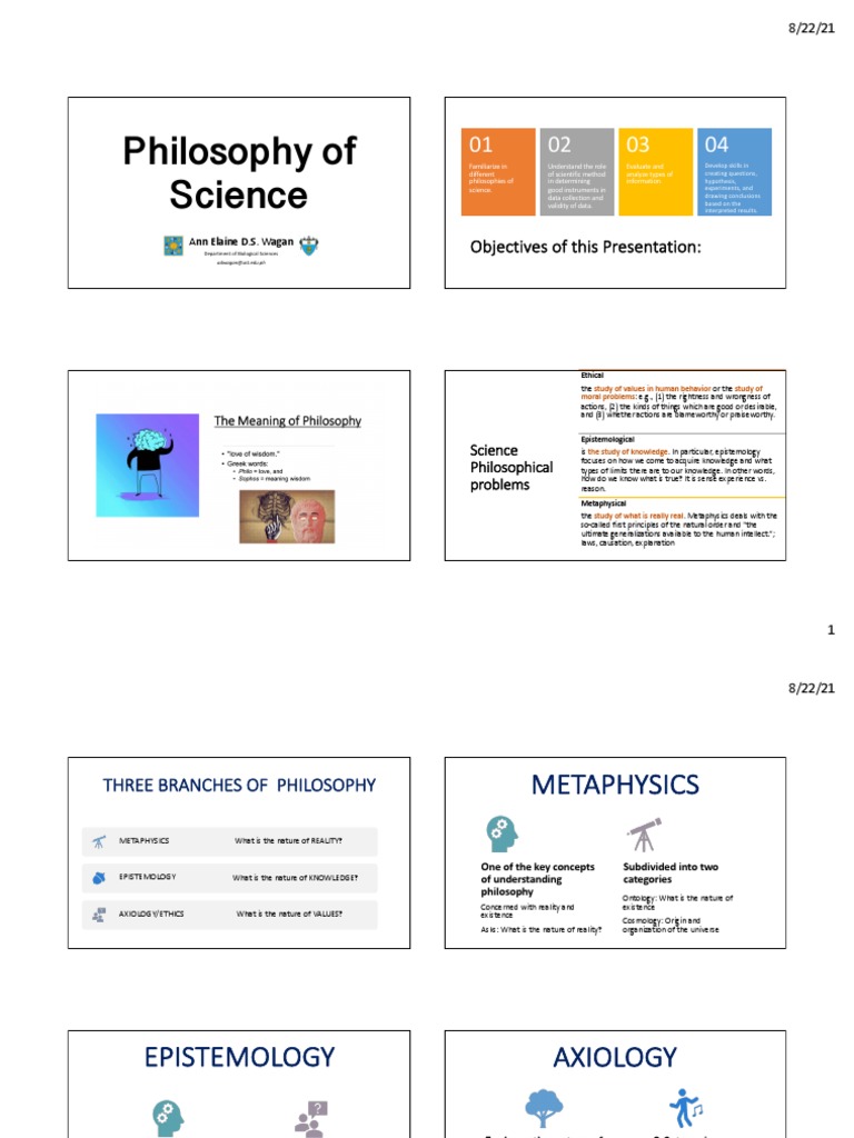 Philosophy of Science Overview | PDF | Metaphysics | Science