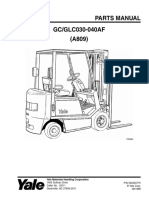 Parts Manual GC/GLC030-040AF (A809) : Yale Materials Handling Corporation