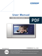 User Manual: Color Video Door Phone CDV-70K