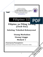 Filipino 12 q1 Mod1 Tech Voc