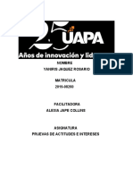 Tarea 3 Pruebas de Aptitudes e Intereses