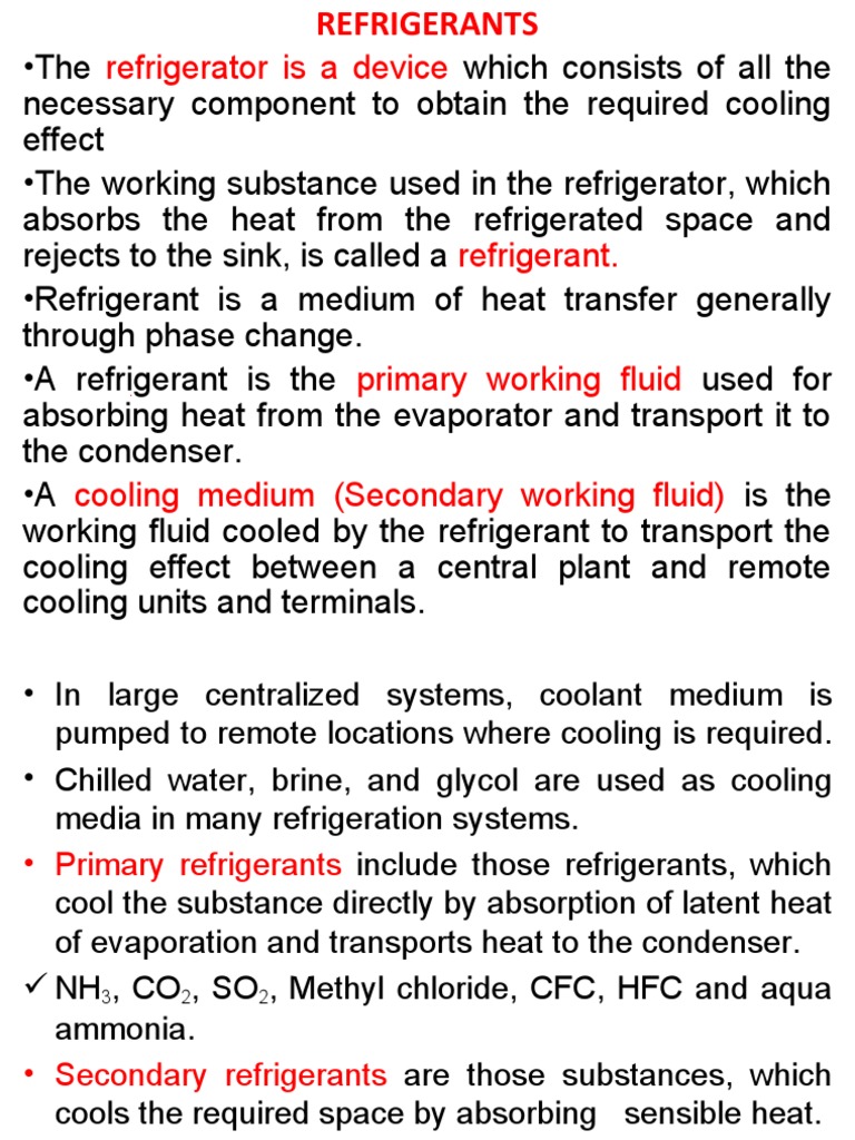 Refrigerant PDF Chlorofluorocarbon Gases