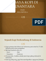 Budaya Kopi Di Nusantara