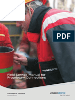 Field Service Manual For Proprietary Connections: Voest