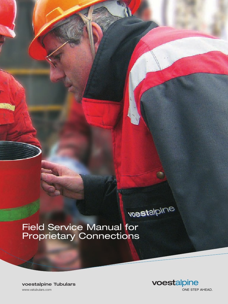 Field Service Manual For Proprietary Connections Voest PDF Pipe