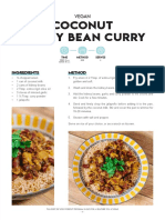 Coconut Kidney Bean Curry