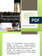 Developing Hospitality Properties & Facilities: Allimar M. Nuevo, MM