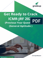 Get Ready To Crack ICMR-JRF 2021: (Previous Year Questions) (General Aptitude)