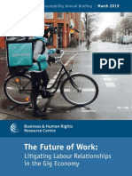 Future of Work Litigating Labour Relationships in The Gig Economy