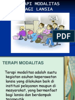 Terapi Modalitas Lansia