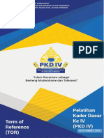 Term of Reference (Tor) PKD IV PK Pmii Unu Cirebon 2021