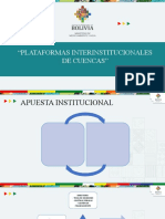 Plataformas Interinstitucionales