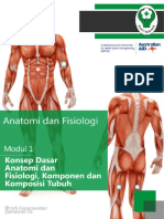Modul 1 - Konsep Dasar Anatomi Fisiologi, Komponen Dan Komposisi Tubuh