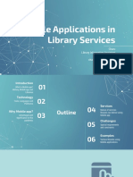 Mobile Applications in Library Services