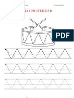 Fichas de Grafomotricidad Lineas Basicas Zig Zag Fichas 1 10