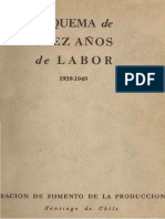 CORFO. (1949) - Esquema de Diez Años de Labor