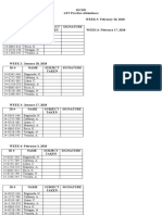 ATTENDANCE