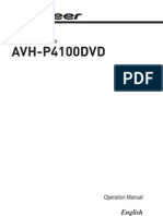 AVH-P4100DVD User Manual