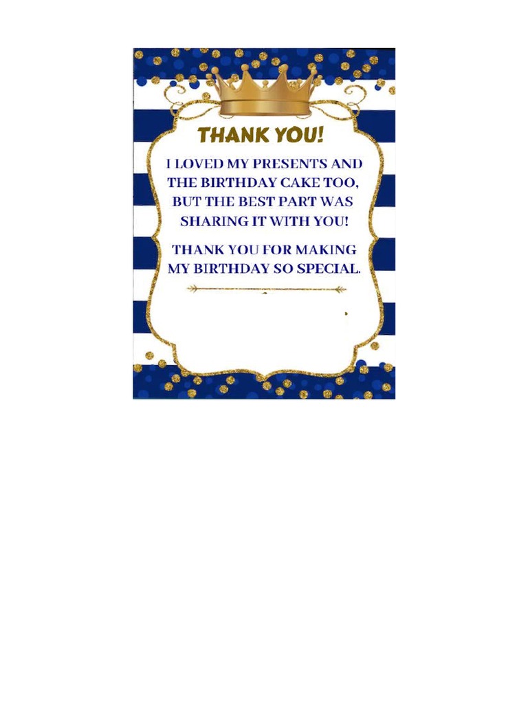 Birthday Invitation Template | PDF