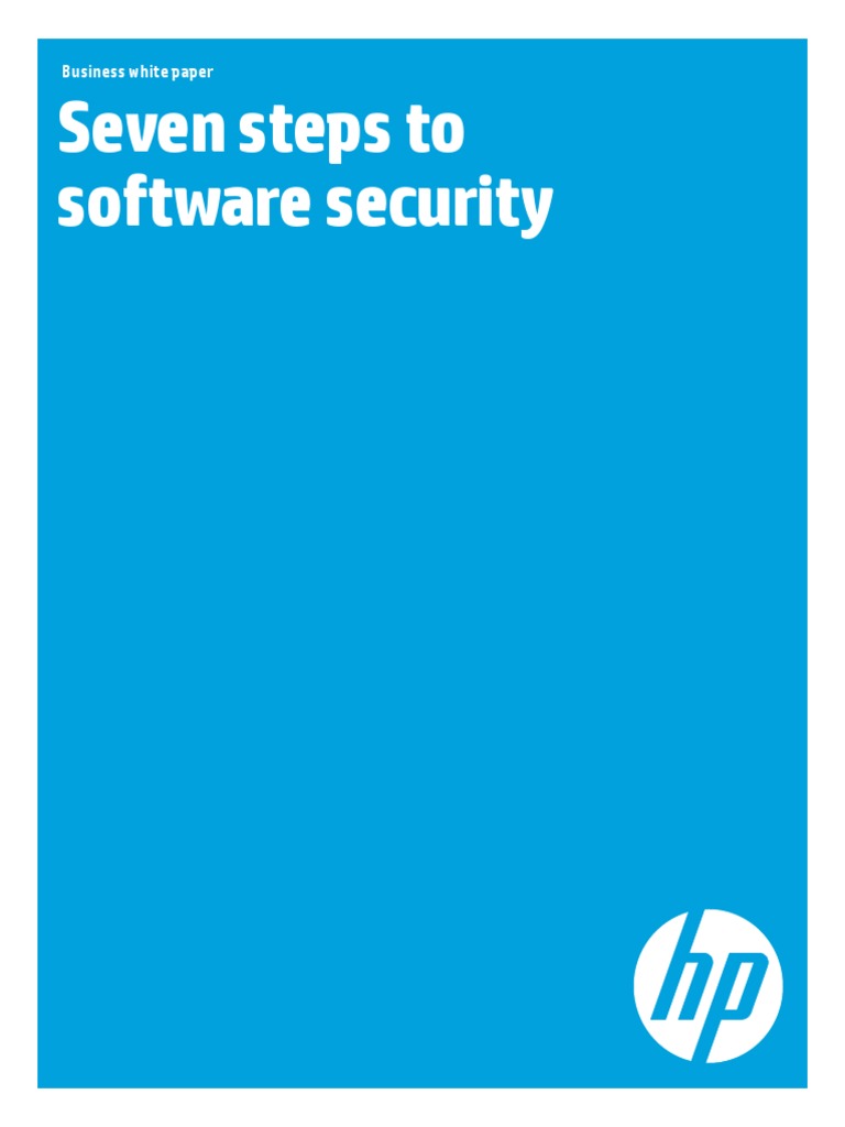 Seven Steps To Software Security - Updated | PDF | Software Testing ...
