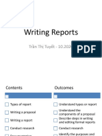 Writing Reports