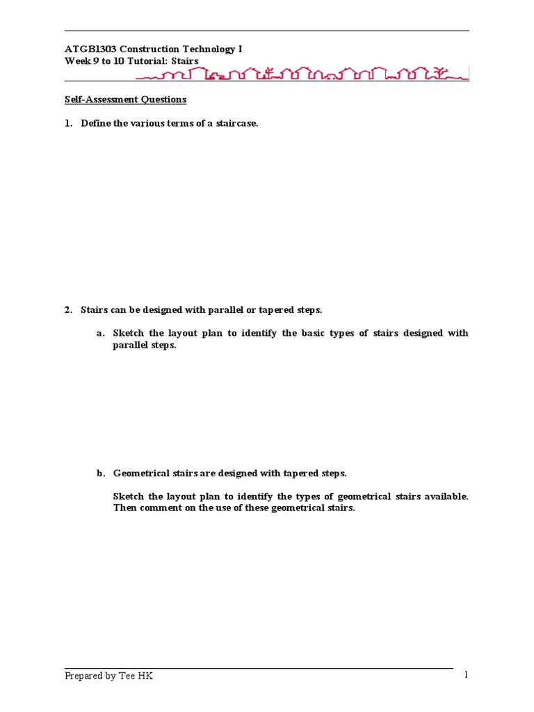 Stair Design Requirements and Construction Details for Reinforced
