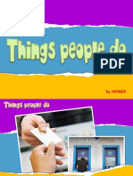 Things People Do PPT Flashcards Fun Activities Games Picture Descriptio 54267