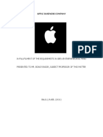 Apple Business Company: in Fullfilment of The Requiremejts in Gee1-Entrepreneurial Mind