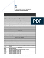 Tabela Procedimentos Cobertos Dent Service